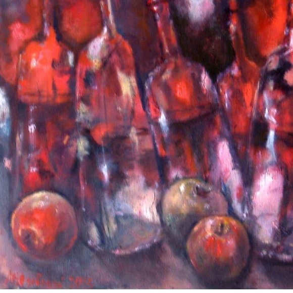 Art. “Apples and Bottles” by Mikhail Yudovsky. - Picture 2 of 4